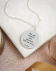 Storm Guardian Silver St Christopher Necklace