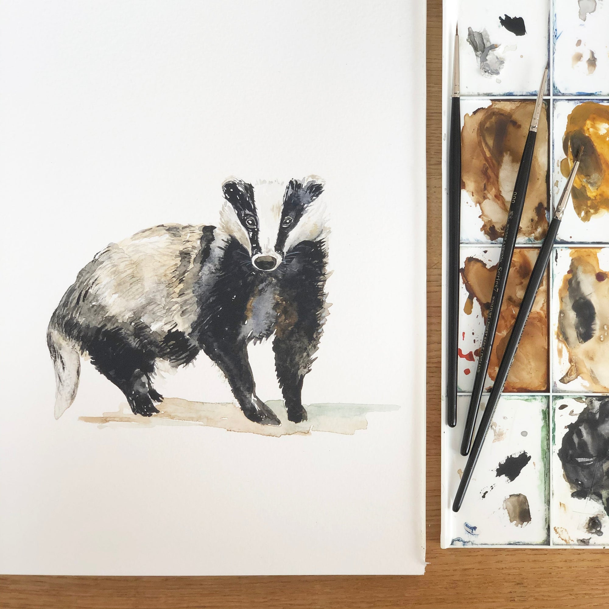 Birthday Badger Card