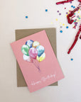 Party Balloons Birthday Card
