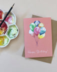 Party Balloons Birthday Card