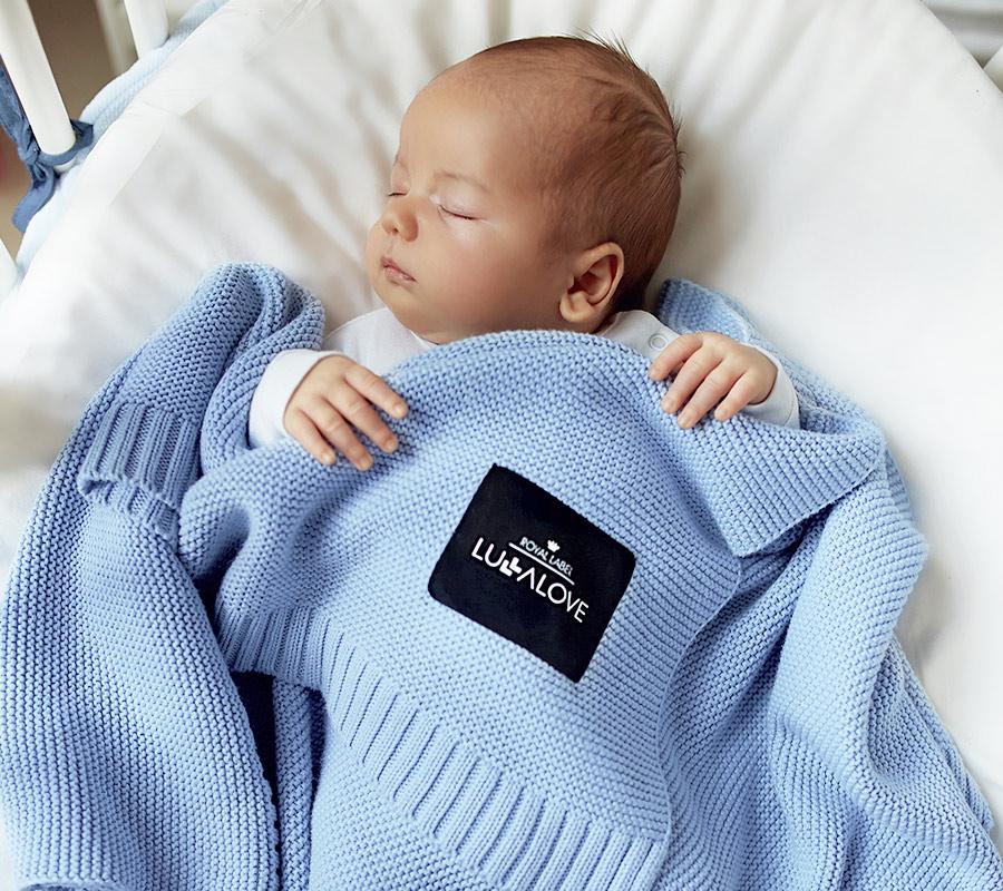 Scandinavian Style All Season Baby Blanket - Super Soft Bamboo & Cotton Blend - OEKO-TEX Certified by Lullalove UK at brixbailey.com