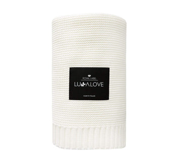 Ultra-Soft Baby Bamboo & Cotton Blanket - Hypoallergenic, All-Season Comfort by Lullalove UK at brixbailey.com