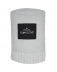 Scandinavian Style Bamboo Cotton Baby Blanket - Soft, Hypoallergenic & Eco-Friendly by Lullalove UK at brixbailey.com