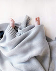 Scandinavian Style All Season Bamboo & Cotton Baby Blanket - Soft, Hypoallergenic, Eco-Friendly by Lullalove UK at brixbailey.com