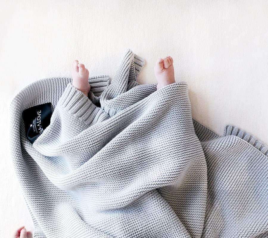 Scandinavian Style All Season Bamboo & Cotton Baby Blanket - Soft, Hypoallergenic, Eco-Friendly by Lullalove UK at brixbailey.com
