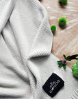 Scandinavian Style All Season Bamboo & Cotton Baby Blanket - Soft, Hypoallergenic & Eco-Friendly by Lullalove UK at brixbailey.com