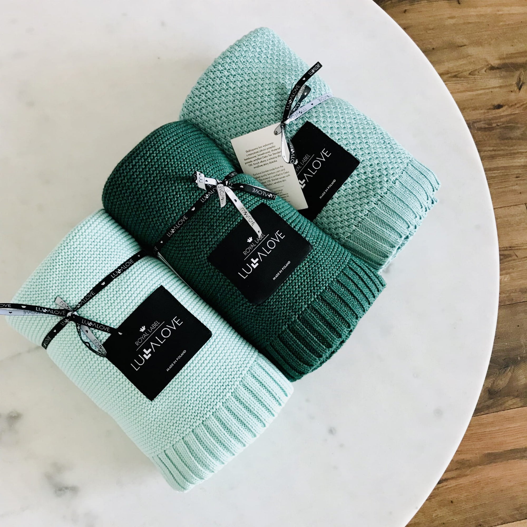 Scandinavian Style All Season Bamboo &amp; Cotton Baby Blanket - Hypoallergenic, Soft &amp; Eco-Friendly by Lullalove UK at brixbailey.com