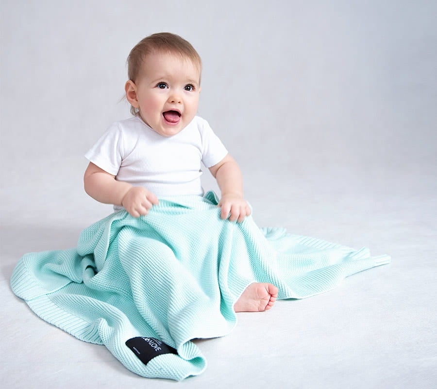 Scandinavian All-Season Bamboo &amp; Cotton Baby Blanket - Soft, Hypoallergenic, Eco-Friendly by Lullalove UK at brixbailey.com