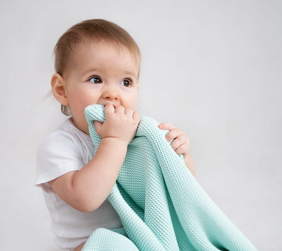 Scandinavian Style All Season Baby Blanket - Ultra Soft Bamboo & Cotton Blend | Hypoallergenic & Eco-Friendly by Lullalove UK at brixbailey.com