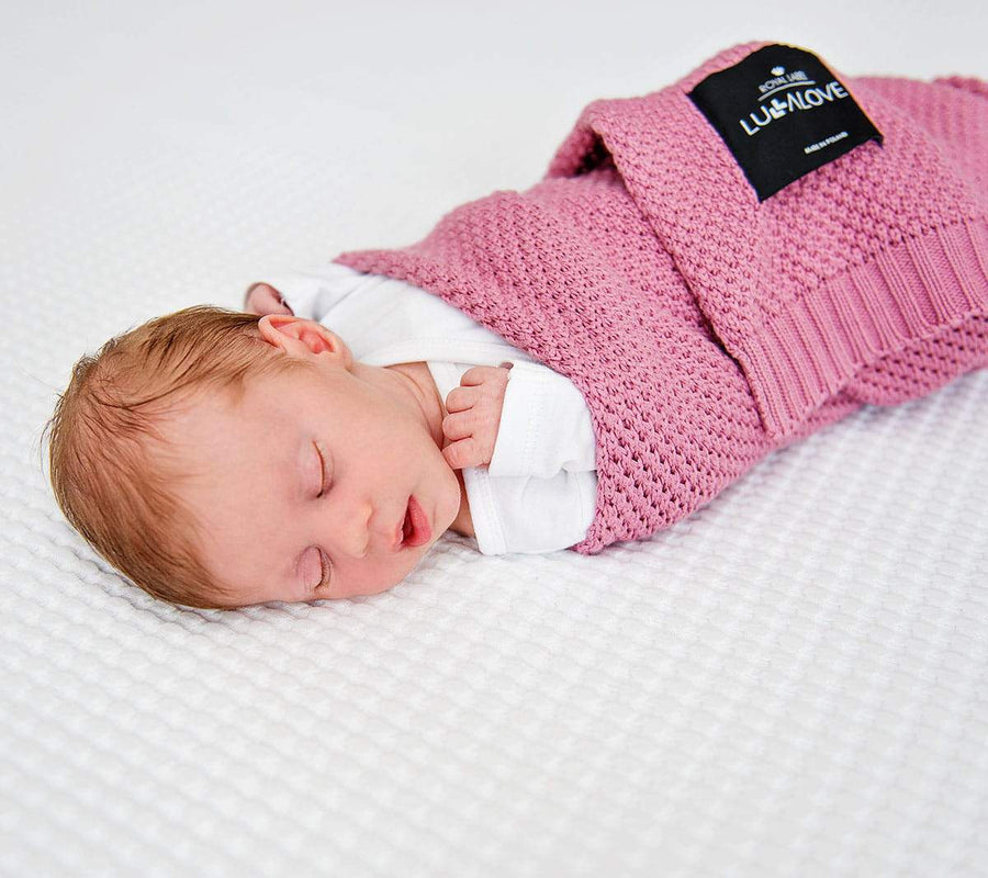 Scandinavian Style All Season Bamboo & Cotton Baby Blanket - Hypoallergenic, Soft & Eco-Friendly by Lullalove UK at brixbailey.com