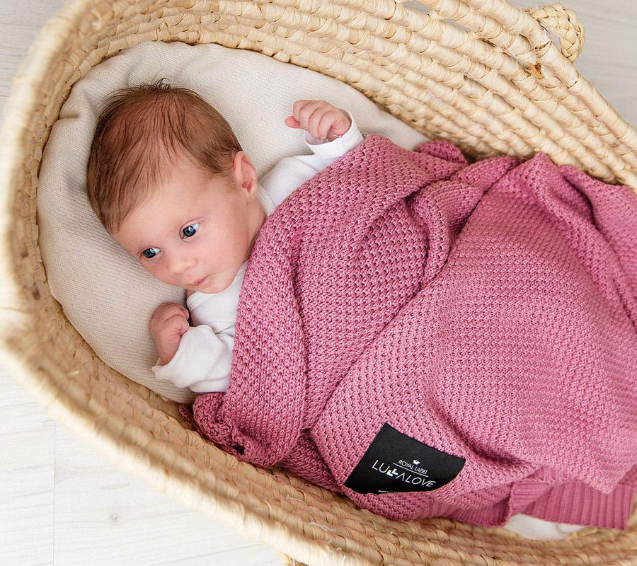Scandinavian Style All Season Bamboo & Cotton Baby Blanket - Hypoallergenic, Soft & Eco-Friendly by Lullalove UK at brixbailey.com