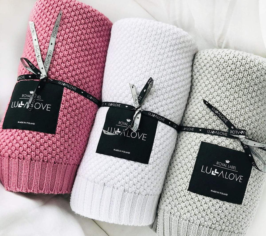Scandinavian Style All Season Bamboo & Cotton Baby Blanket - Hypoallergenic, Soft & Eco-Friendly by Lullalove UK at brixbailey.com