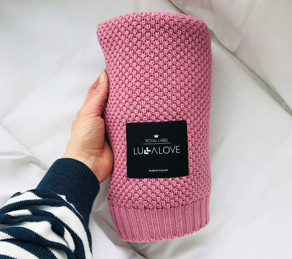 Scandinavian Style All Season Bamboo & Cotton Baby Blanket - Soft, Hypoallergenic, Eco-Friendly by Lullalove UK at brixbailey.com