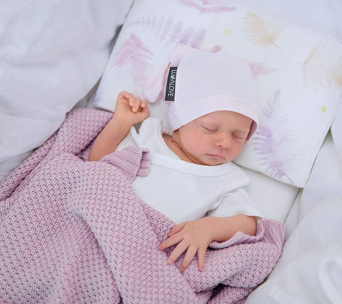 Scandinavian Style All Season Bamboo & Cotton Baby Blanket - Soft, Hypoallergenic, UV Resistant by Lullalove UK at brixbailey.com