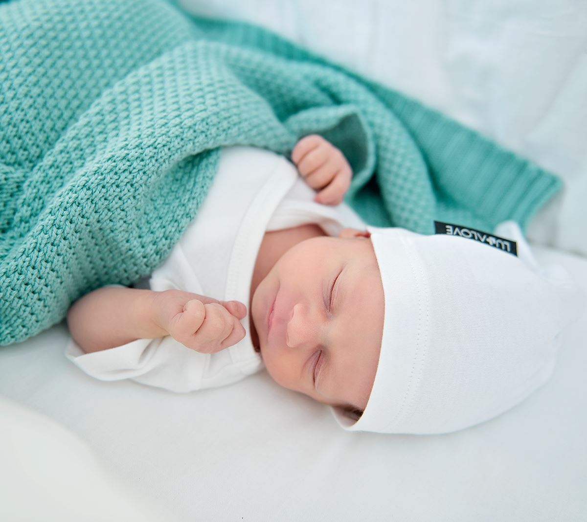 Scandinavian Style All Season Bamboo & Cotton Baby Blanket - Soft, Hypoallergenic & Eco-Friendly by Lullalove UK at brixbailey.com
