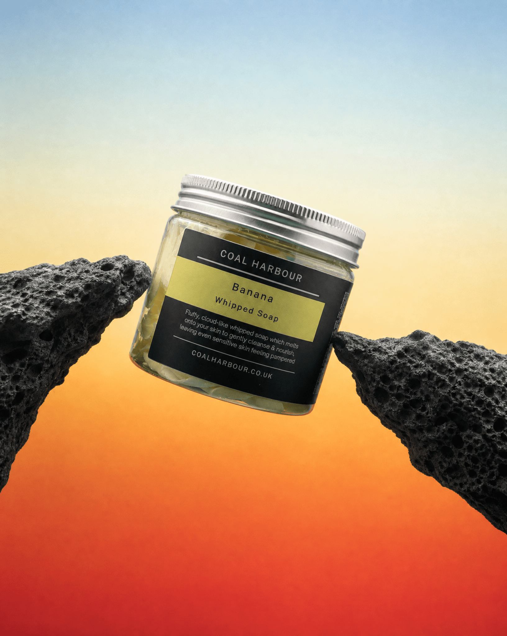 Banana Whipped Soap 120g