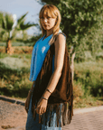 Shoulder Bag suede Nora