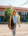 Shoulder Bag suede Nora
