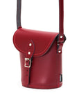 Handmade Leather Barrel Bag - Oxblood
