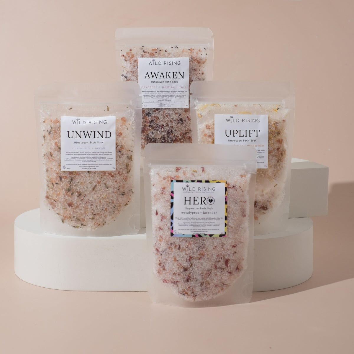 Unwind - Chamomile and Neroli Bath Salts 125g