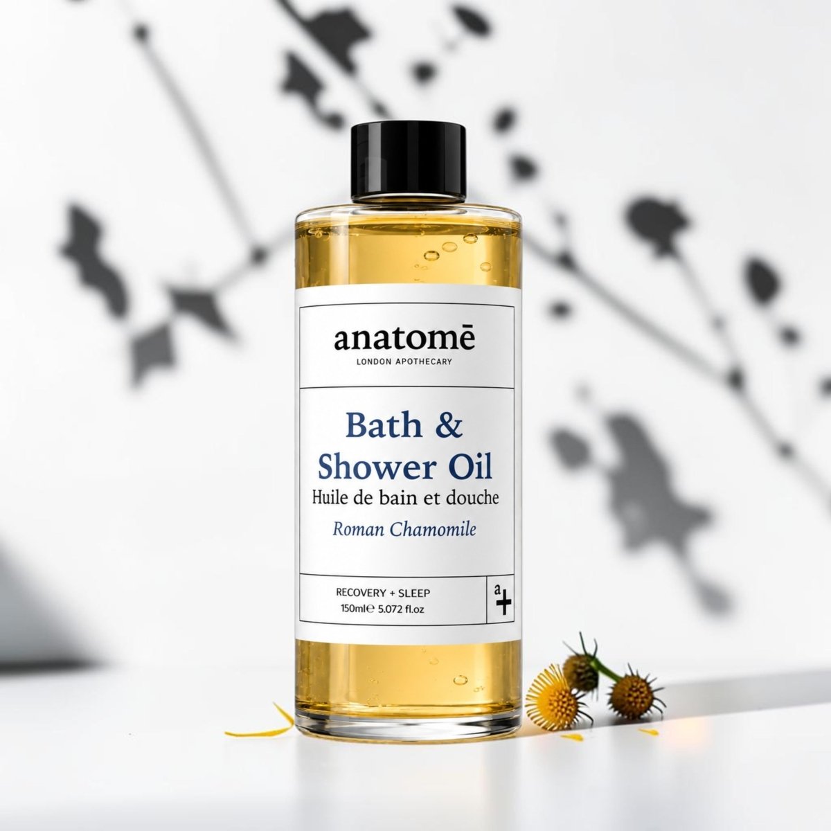 Bath &amp; Shower Oil with Roman Chamomile &amp; Cornish Lavender