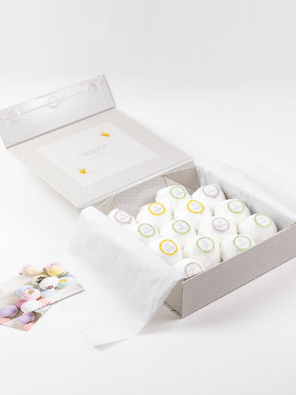 Bulk - 100 Natural Vegan Mix scents Bath Bombs - White-2