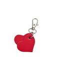 Bauble Handmade Leather Handbag - Love Hearts - Pillar Box Red