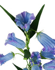 Pack of 6 x 100cm Trumpet Artificial Flower Stem Blue-3