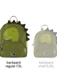 Adjustable Cotton Kids Backpack – Water Repellent & Zippered by Trixie Baby at brixbailey.com