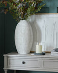 Olpe Ceramic Vase in White