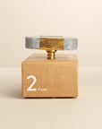 Ruhi Blue Stone Brass Drawer Knobs