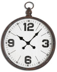 Pocket Style Wall Clock with Classic Finish