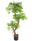 Artificial Tree Japanese Fruticosa Ficus Tree Plastic Pot 140cm-0