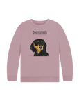 Snuggly Black & Tan Sausage Dog Kids' Sweatshirt – Ethically Made Cuteness!