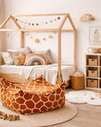 Bean Bag for Kids - Square, Giraffe