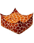 Bean Bag for Kids - Square, Giraffe