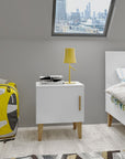 Bedside Table Kubi - White