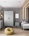 Bedside Table Kubi - Grey