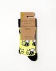 Save the Bees Bamboo Socks in Yellow