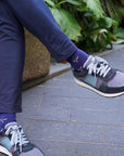 Save the Bee Small Motif Bamboo Socks in Navy