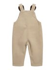 Beige Corduroy Dungarees with Bear Ear Detail