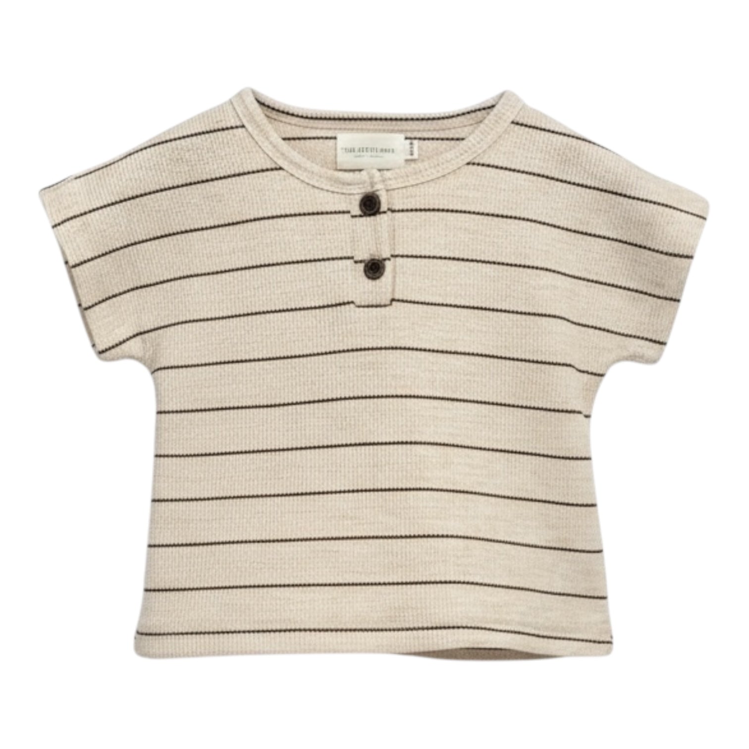 Beige Stripe Cotton Top and Bloomer Set for Kids