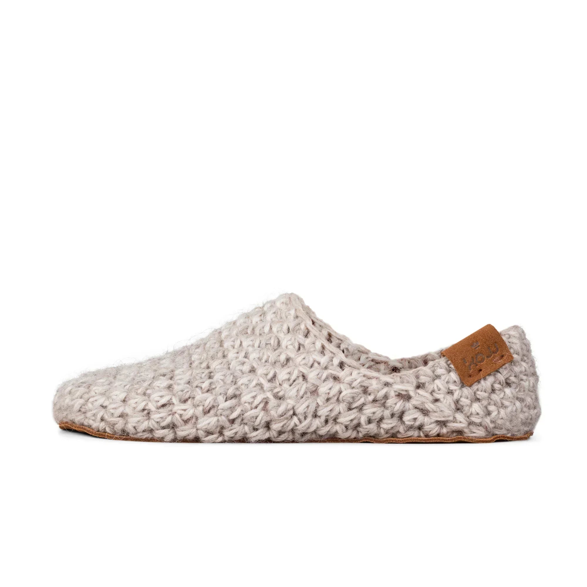Light Slip On Wool Slippers