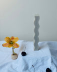 Wavy Pillar Candle