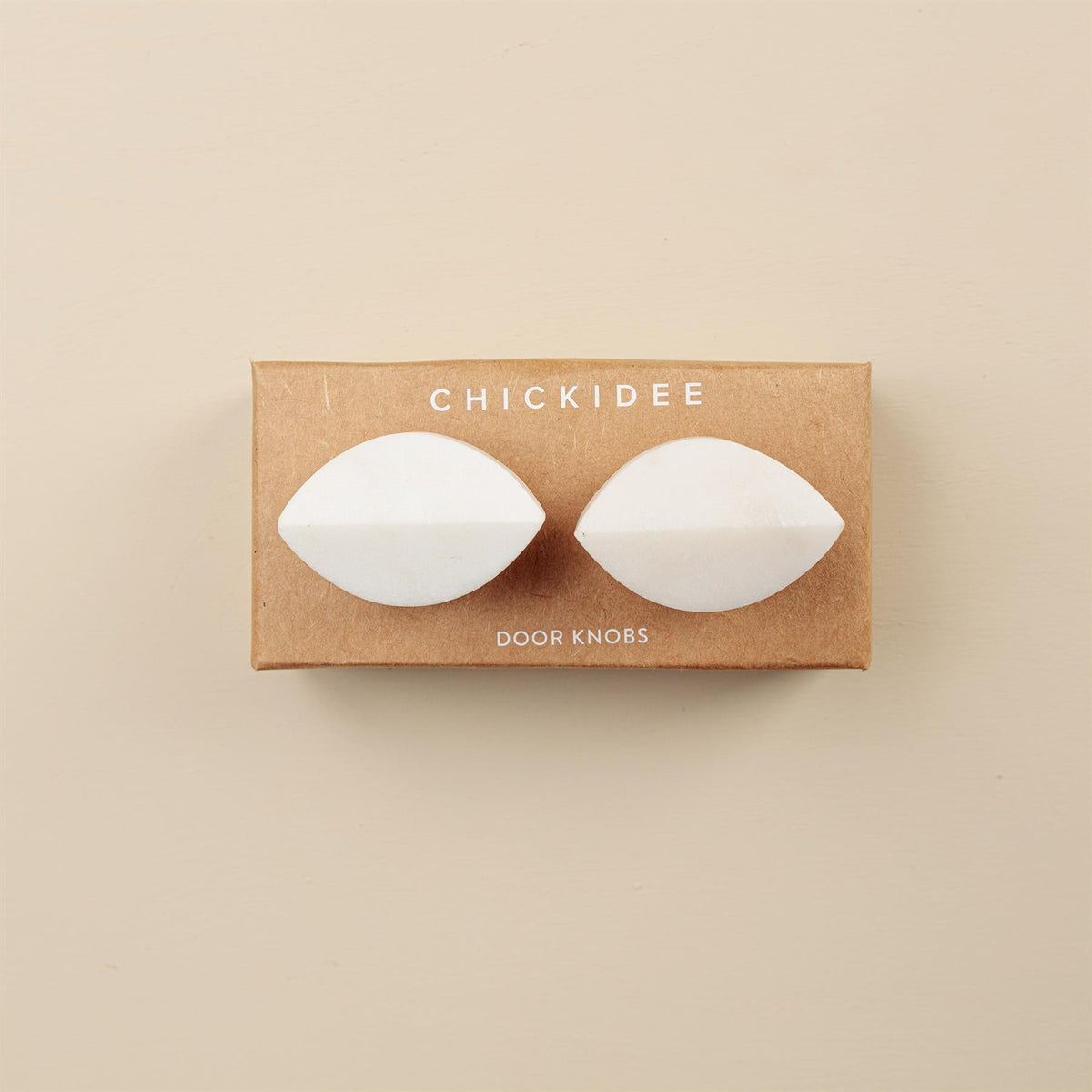 Vera White Stone Drawer Knobs