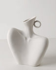 Ceramic Simple White Vase Nordic Home Decoration-5