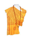 OM Hand Block Bhakti Yoga Prayer Sanskrit Hindu Mantra Shawl-0