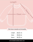 Long Sleeved Baby Bib - Houseplant Haven