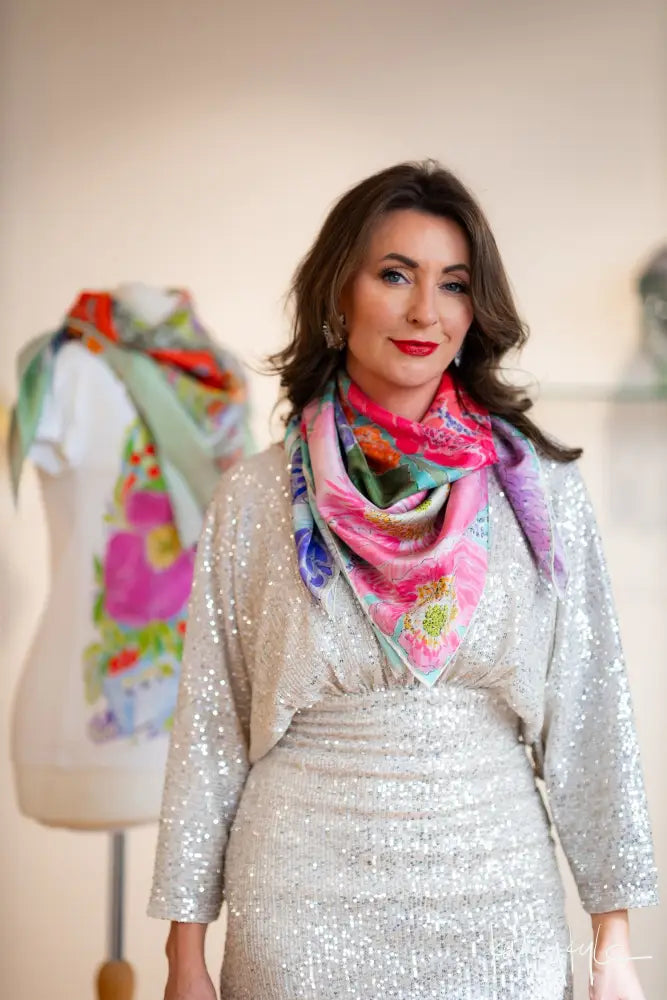 Big Floral Energy Scarf