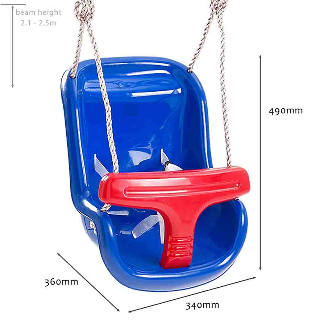 Baby Swing Seat - Blue Deluxe - Safe &amp; Comfortable